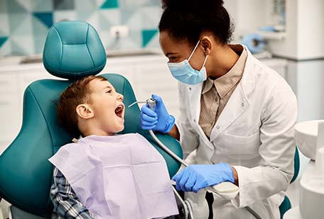 Child friendly pediatric dental treatments